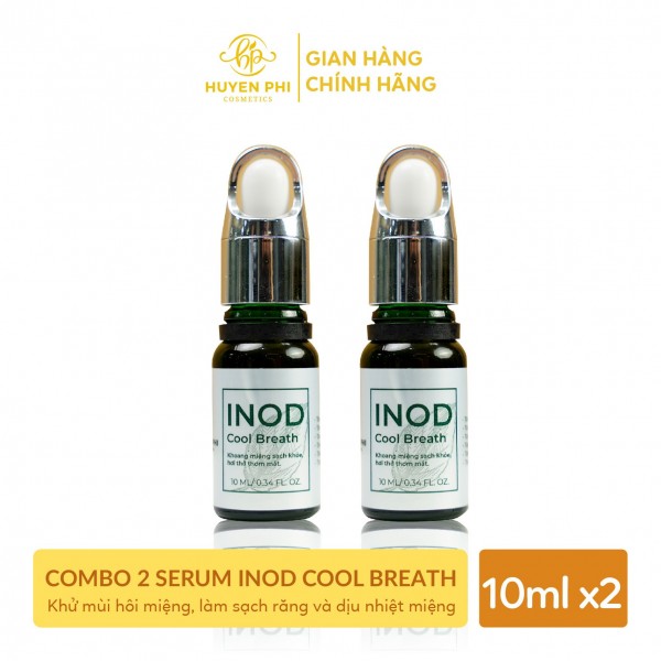 Combo 2 serum INOD COOL BREATH khử mùi hôi miệng