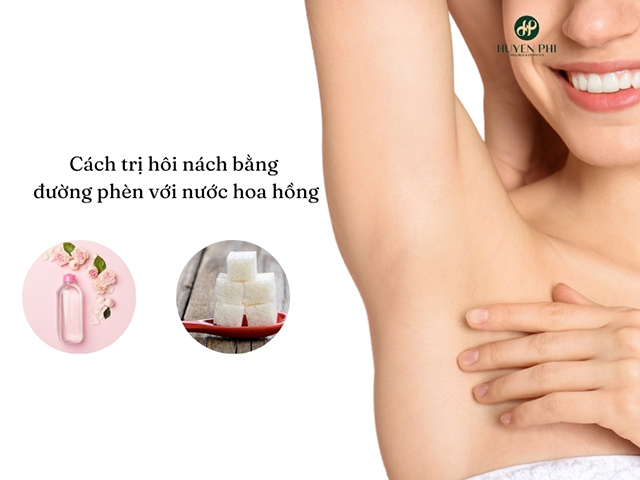chữa hôi nách bằng đường phèn