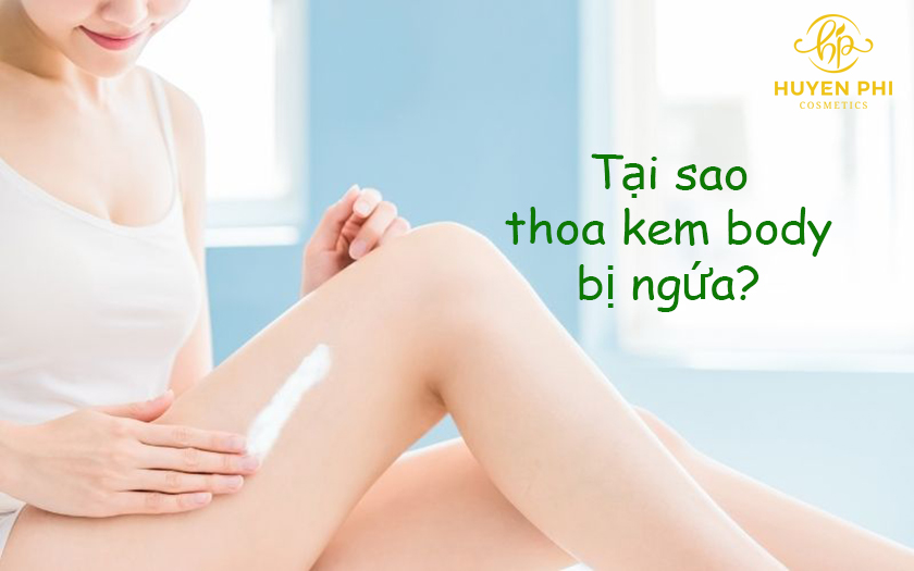 thoa kem body bị ngứa