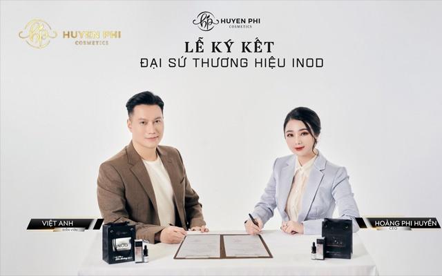 lê ký kết đại sứ thương hiệu INOD - diễn viên Việt Anh