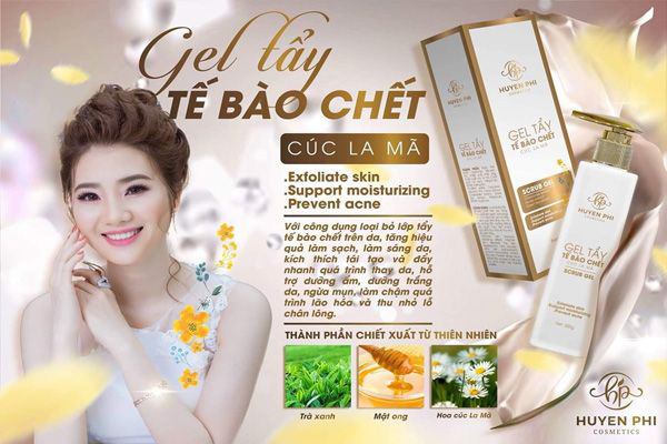Gel tẩy tế bào chết Huyền Phi
