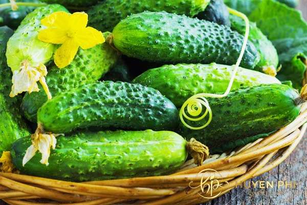 Dưa chuột có chứa các hoạt chất làm đẹp và  giảm cảm giác ửng đỏ