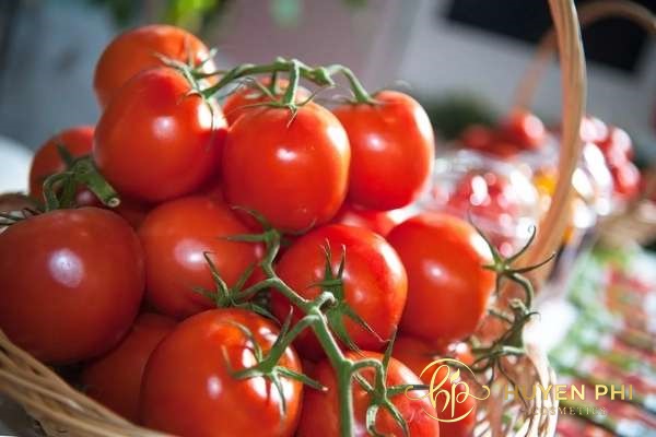 Cà chua chứa nhiều dưỡng chất chống lão hóa trên da an toàn