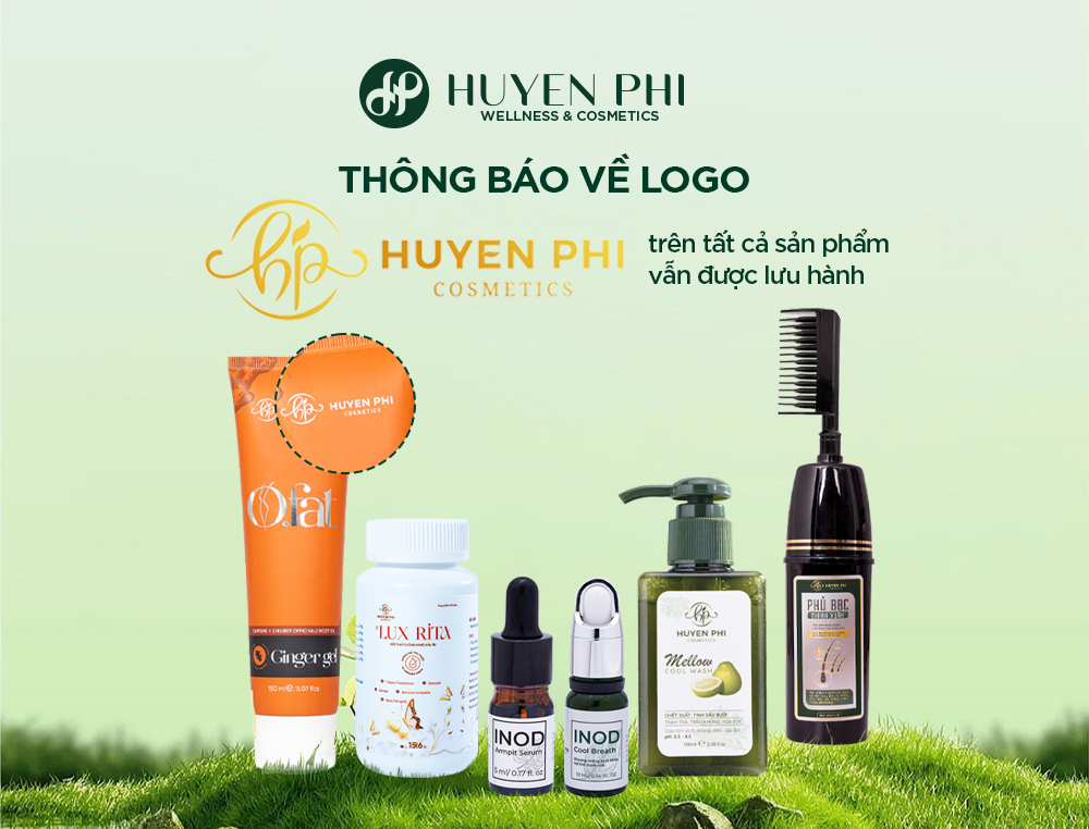 [Thông báo] Các sản phẩm của Huyền Phi theo logo "Huyền Phi Cosmetics" vẫn được lưu hành bình thường