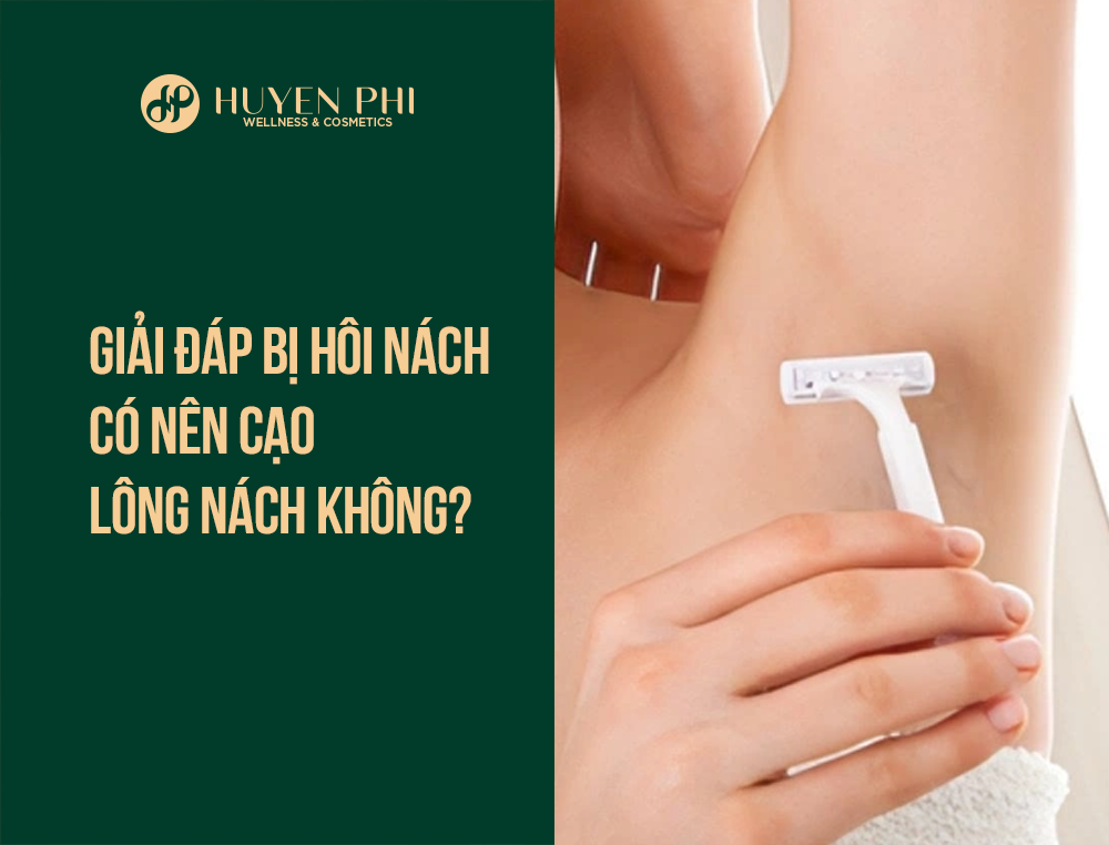 bị hôi nách có nên cạo lông nách