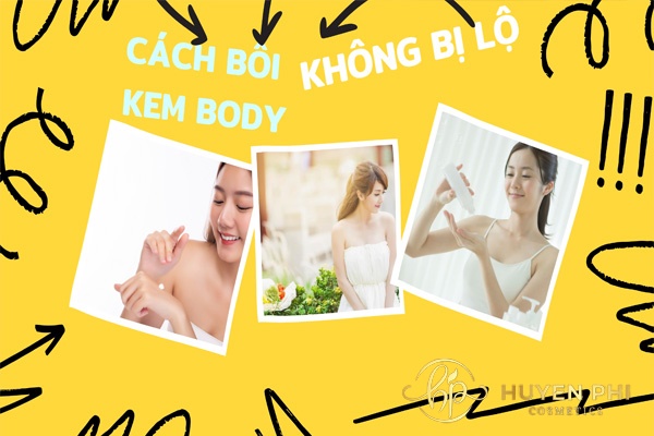 Cách thoa kem body đúng cách không bị lộ chuẩn Spa