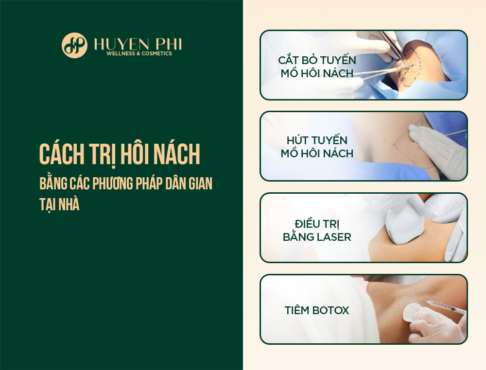 hôi nách có trị được không