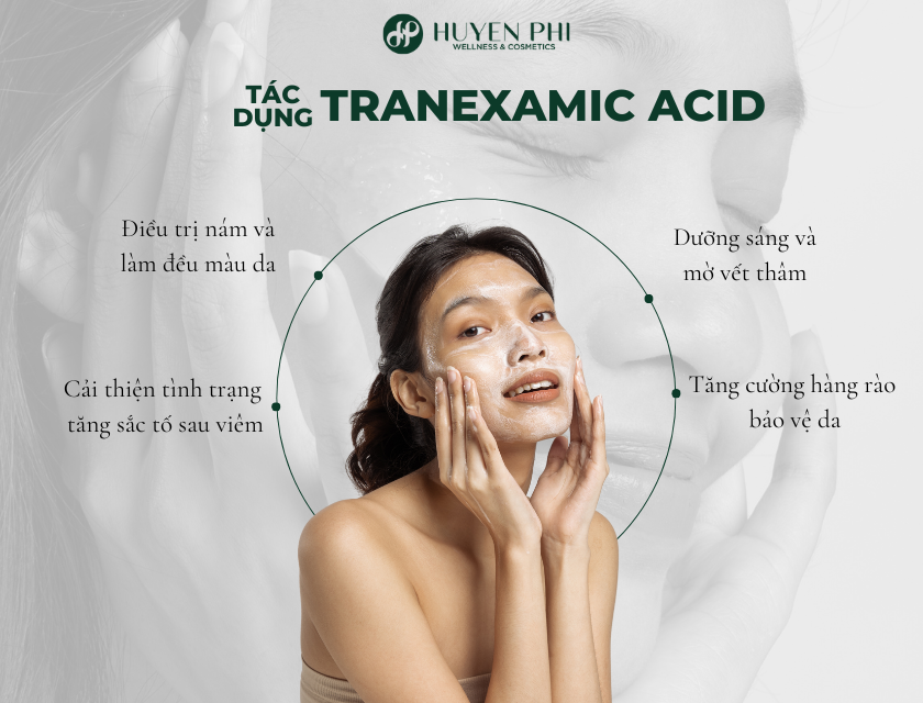 tranexamic acid trong mỹ phẩm