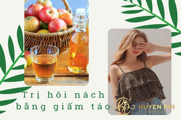 Dùng giấm táo trị hôi nách có hiệu quả không? Cách sử dụng