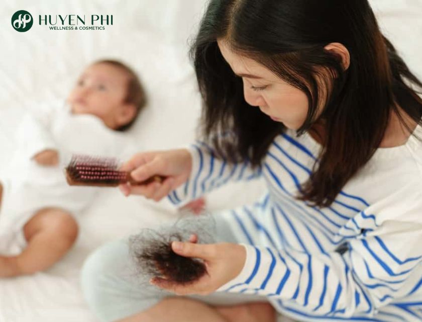 trị rụng tóc sau sinh