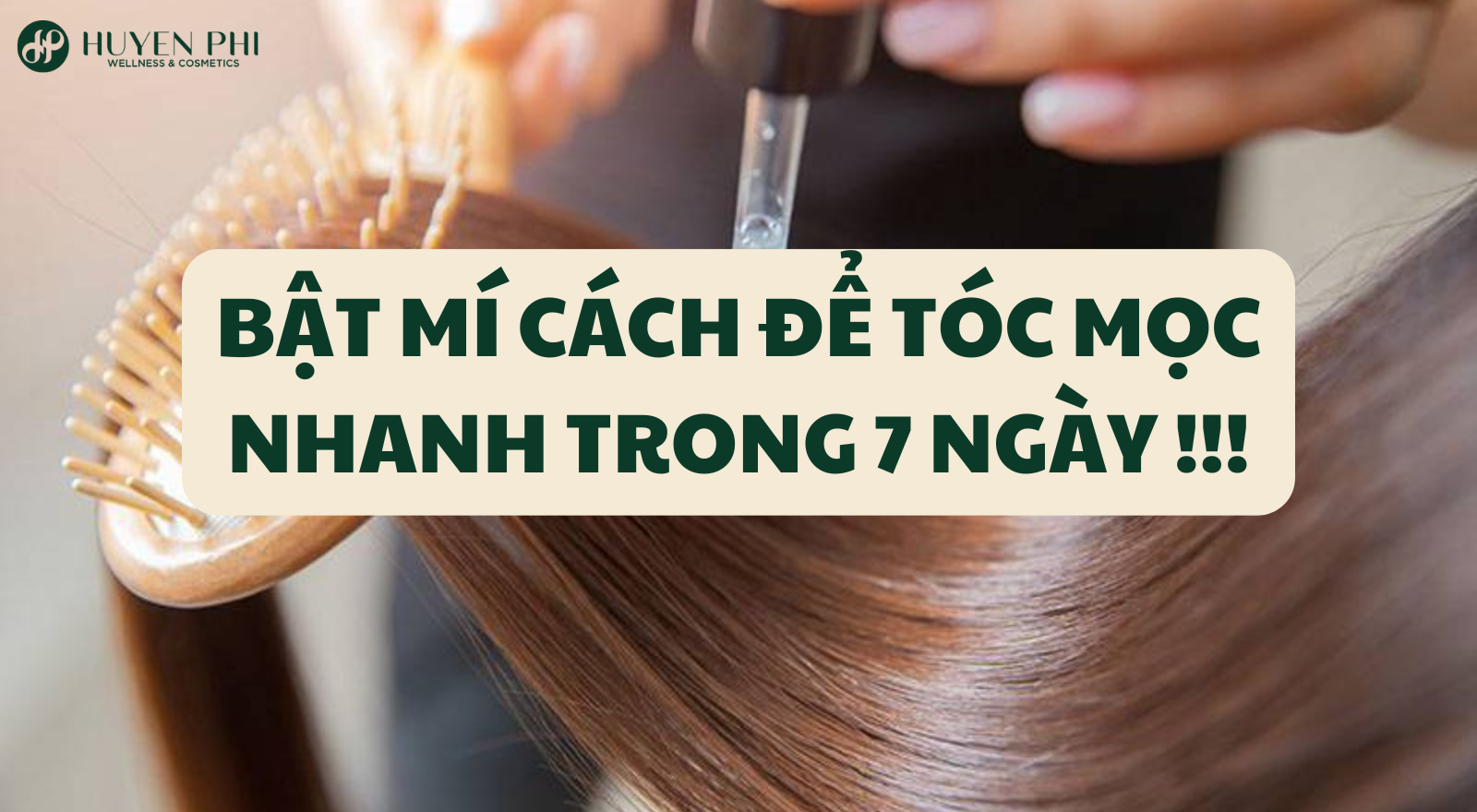 Bật mí cách để tóc mọc nhanh trong 7 ngày