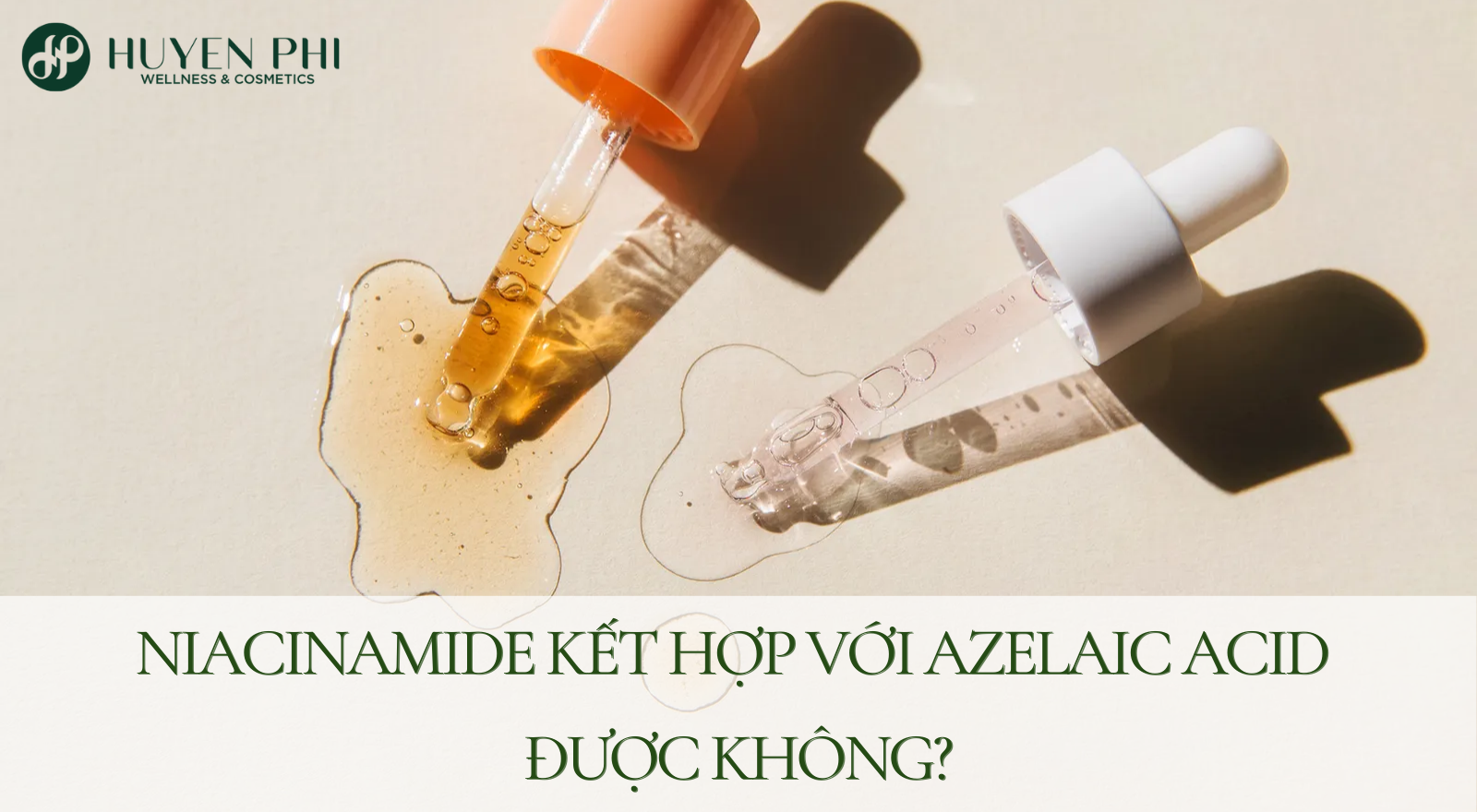 Niacinamide kết hợp với Azelaic Acid được không?