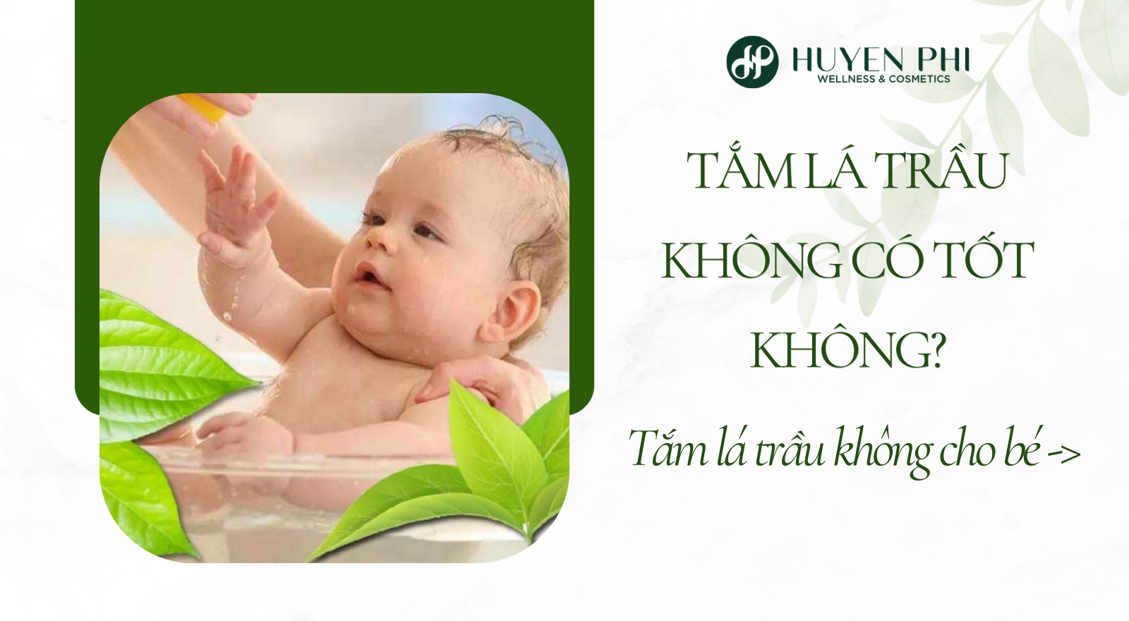 Tắm lá trầu không thường xuyên có tốt không? Tắm lá trầu cho bé