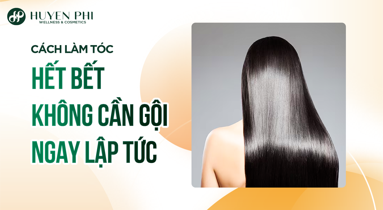 Cách làm tóc hết bết không cần gội ngay lập tức