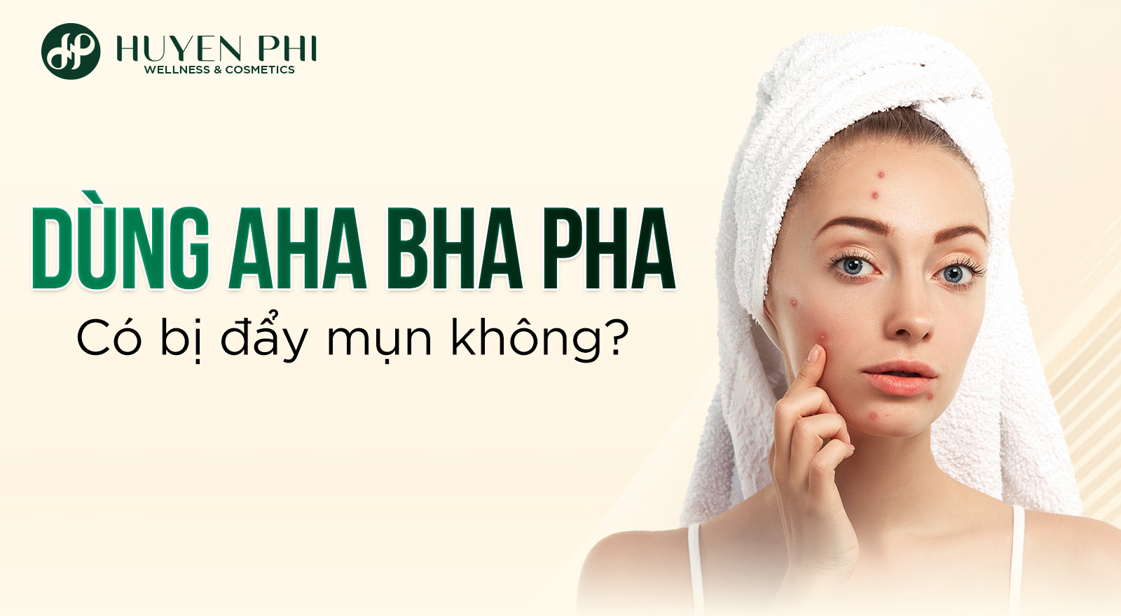 Dùng AHA BHA PHA có bị đẩy mụn không?