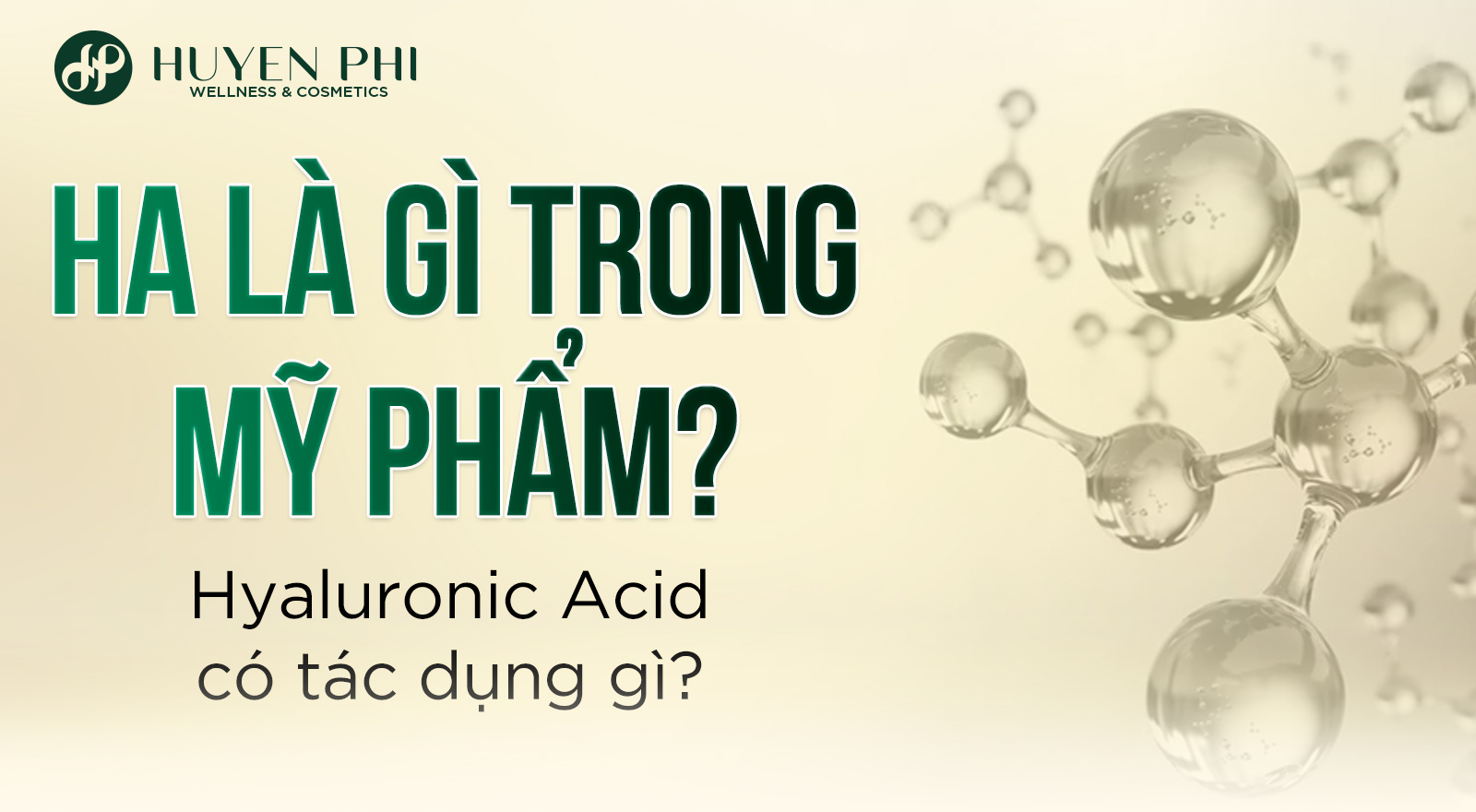 HA là gì trong mỹ phẩm? Hyaluronic Acid có tác dụng gì?