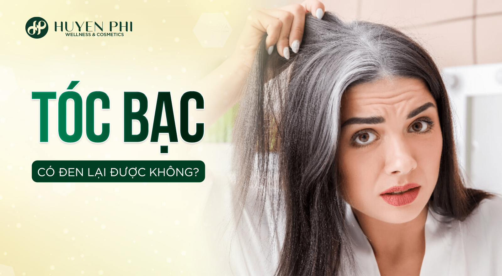 Tóc bạc có đen lại được không?