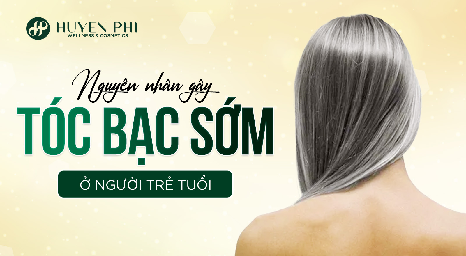 Nguyên nhân gây tóc bạc sớm ở người trẻ tuổi