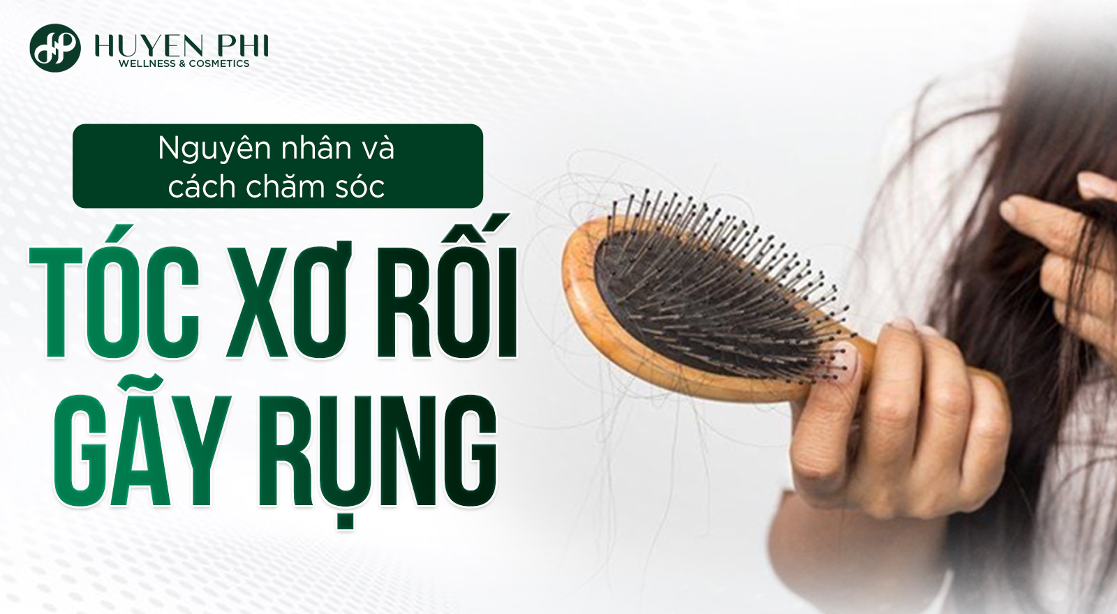 Nguyên nhân và cách chăm sóc tóc xơ rối gãy rụng