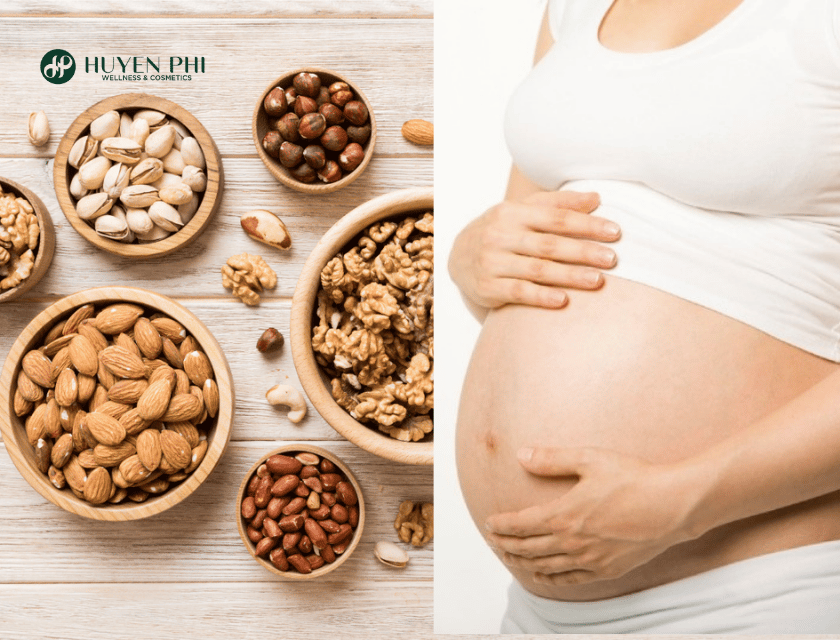 các loại hạt tốt cho mẹ bầu