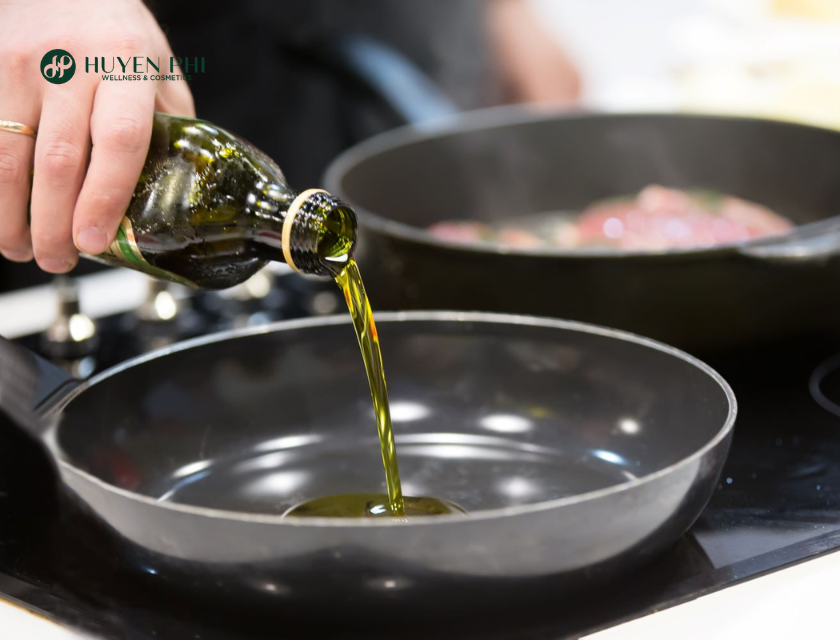 dầu oliu có chiên xào được không