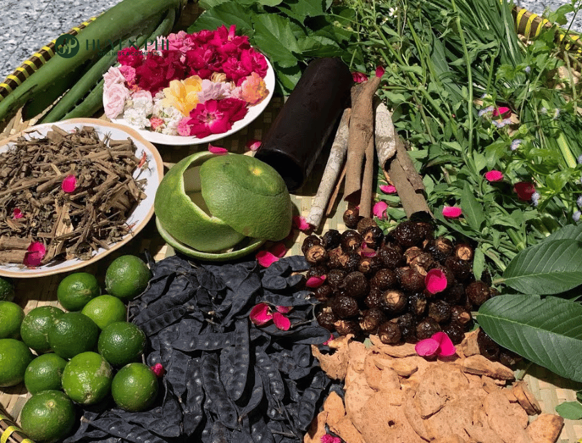 cách nấu vỏ bưởi trị rụng tóc