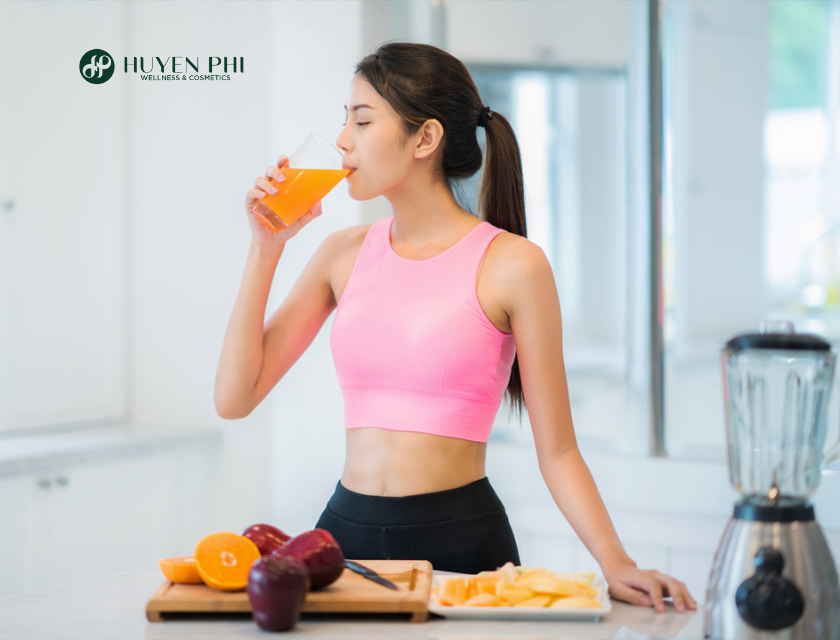 uống nước ép gì đẹp da