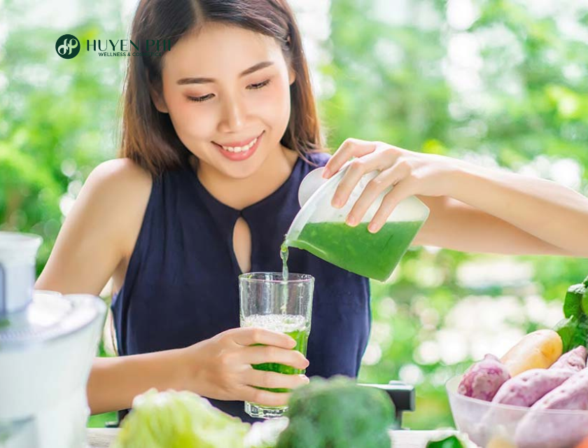 uống nước ép gì đẹp da